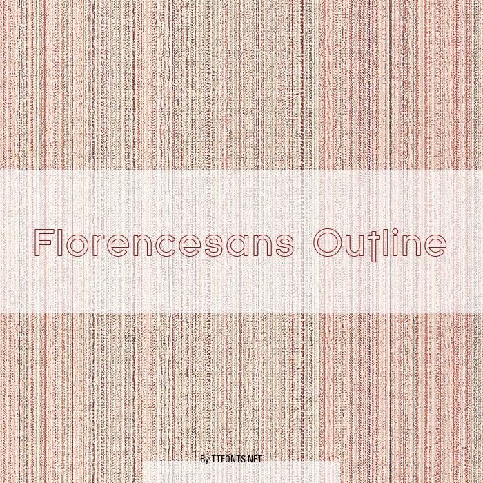 Florencesans Outline example